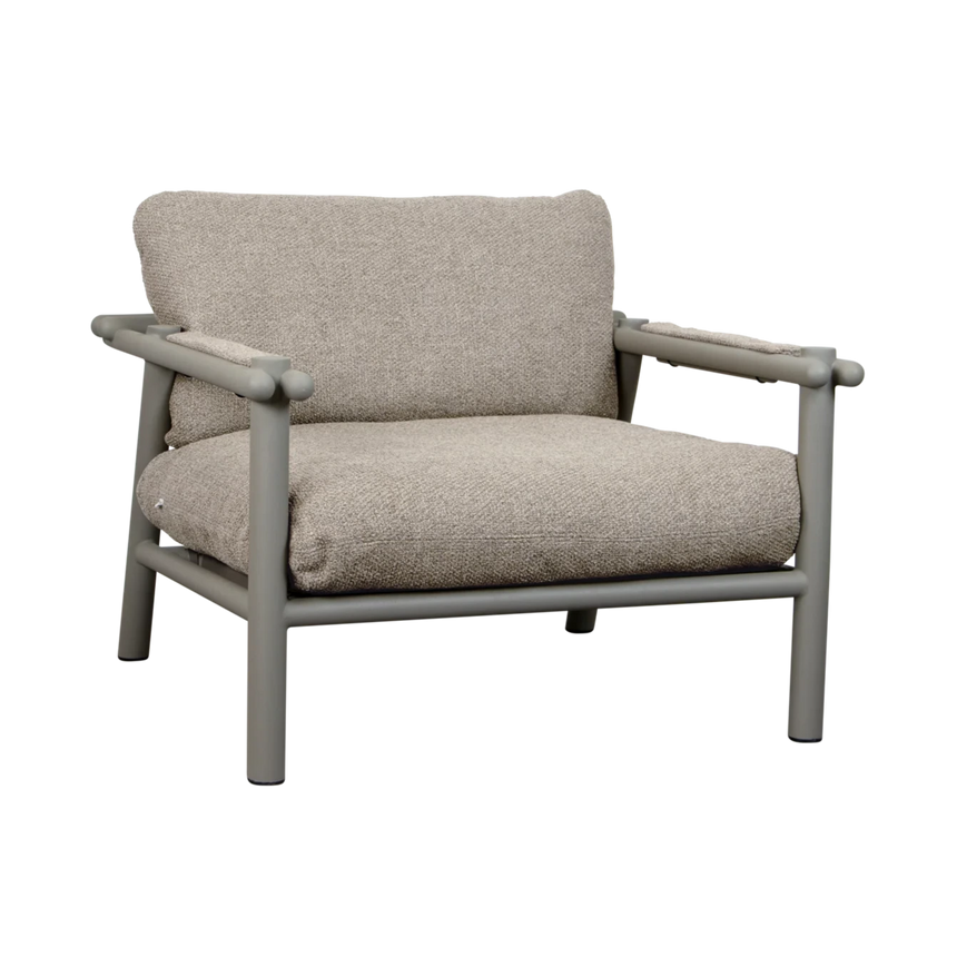 Sticks szövet kerti fotel fém lábbal