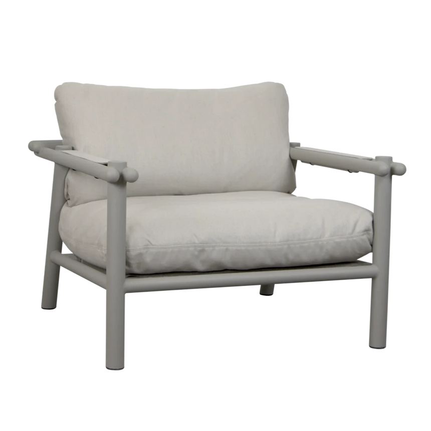 Sticks szövet kerti fotel fém lábbal