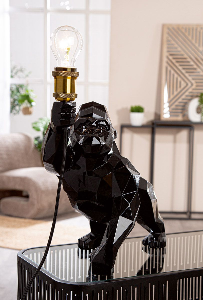 Gorilla műgyanta asztali lámpa