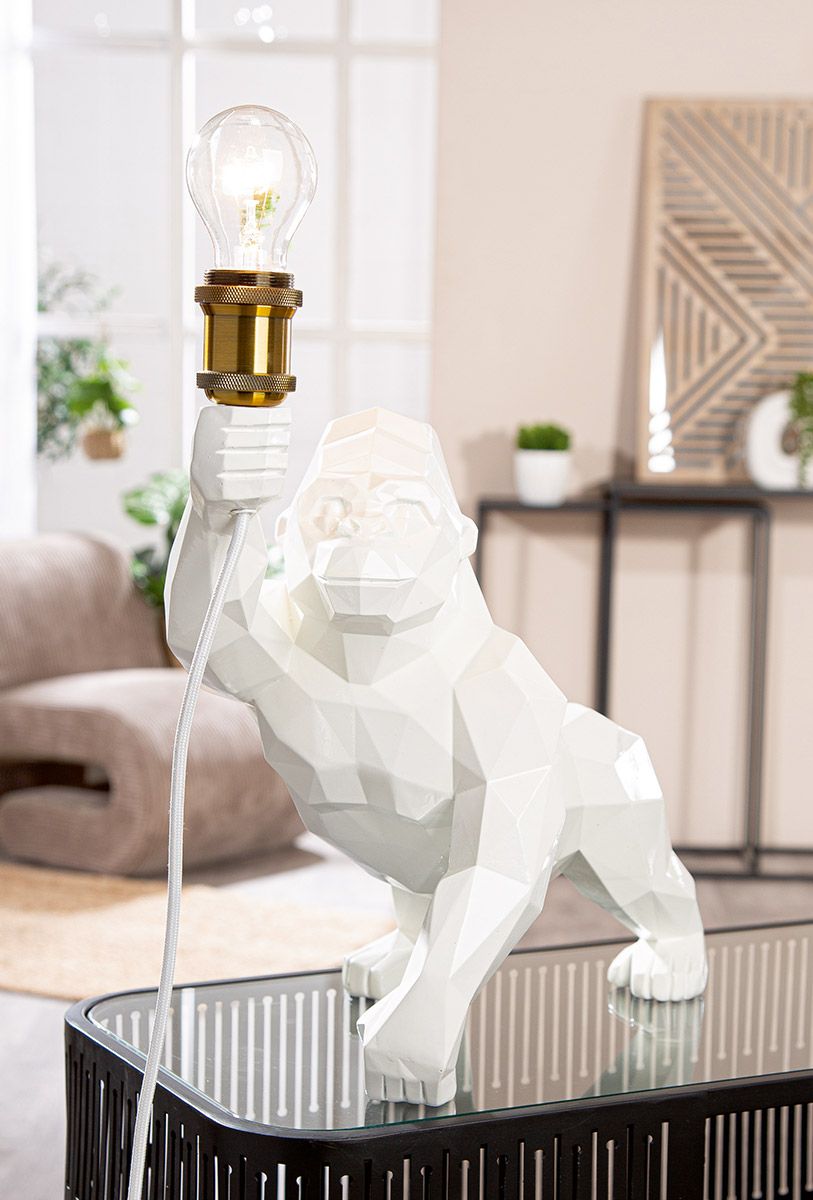 Gorilla műgyanta asztali lámpa