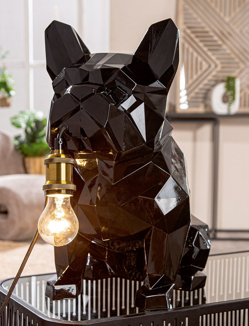 French Bulldog műgyanta asztali lámpa