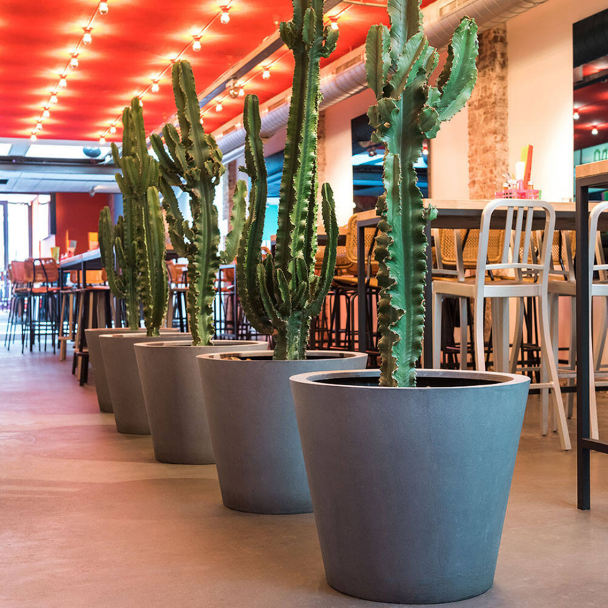 Bucket stone flower pot Ø68