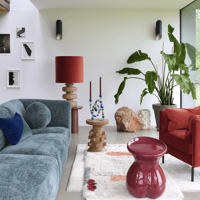 Pols Potten velvet lampshade Ø55