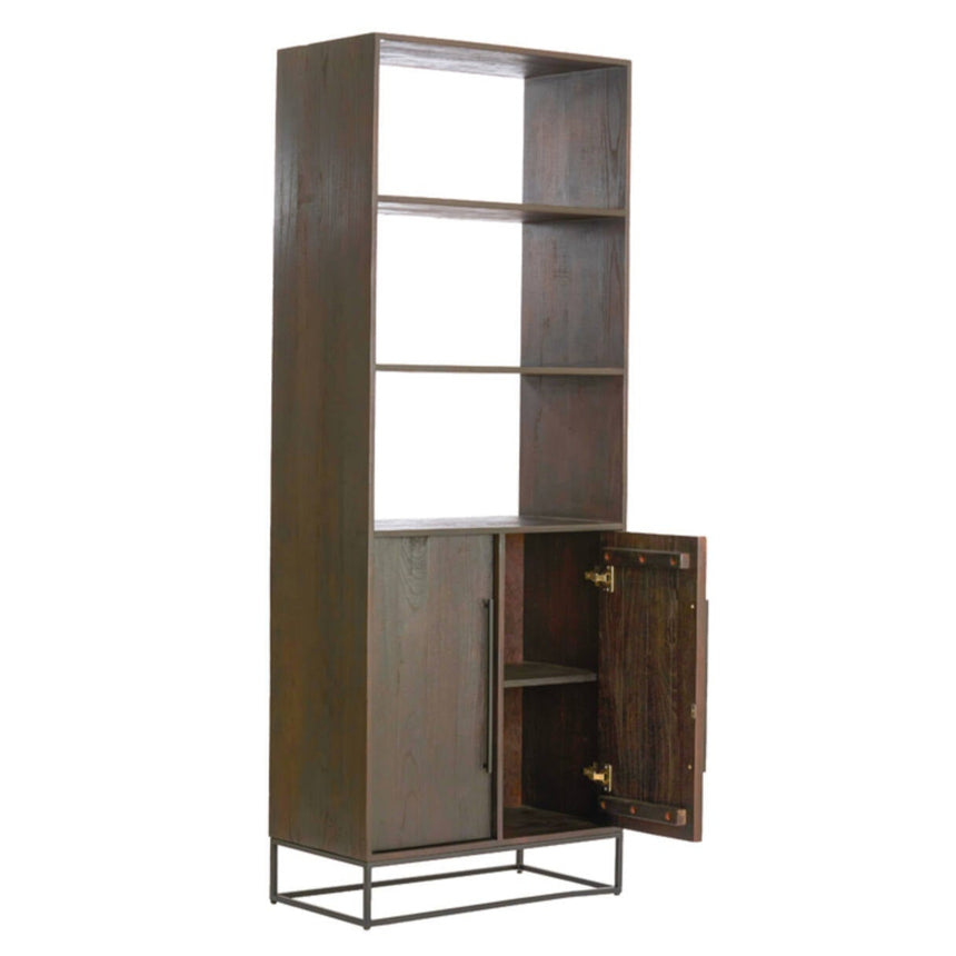 Yellow wooden dining table