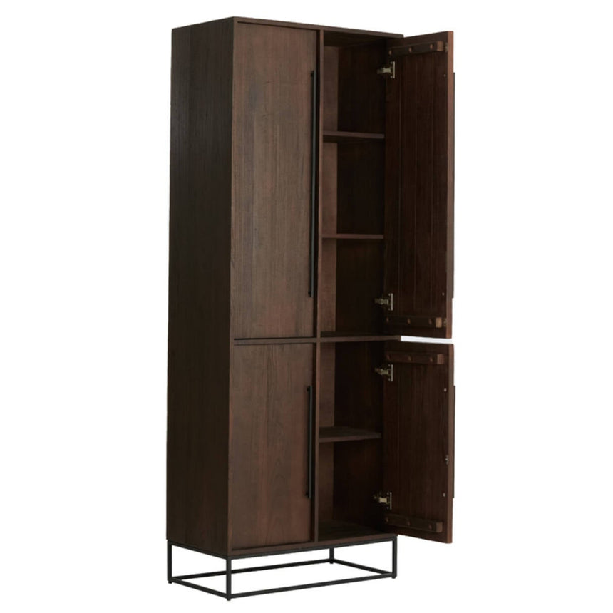 Yellow wooden dining table