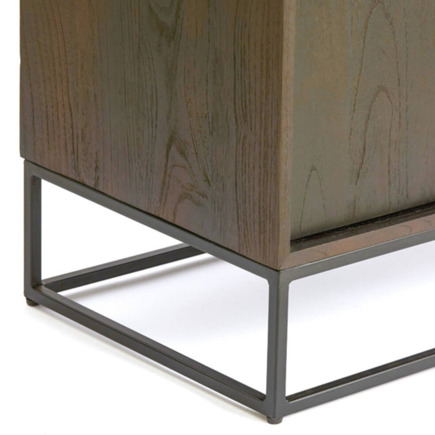 Yellow wooden dining table