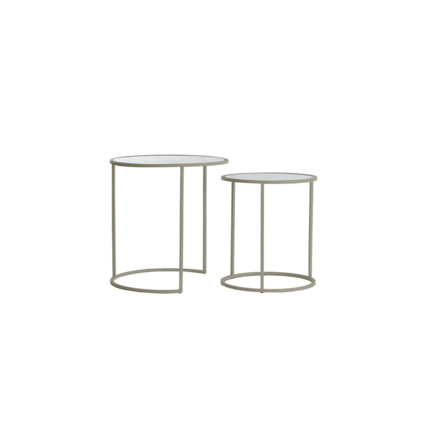 Talca üveg lerakóasztal szettben