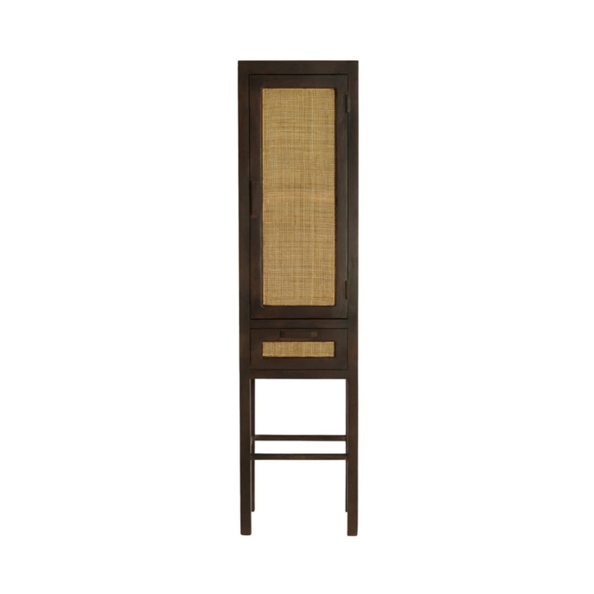 Yellow wooden dining table