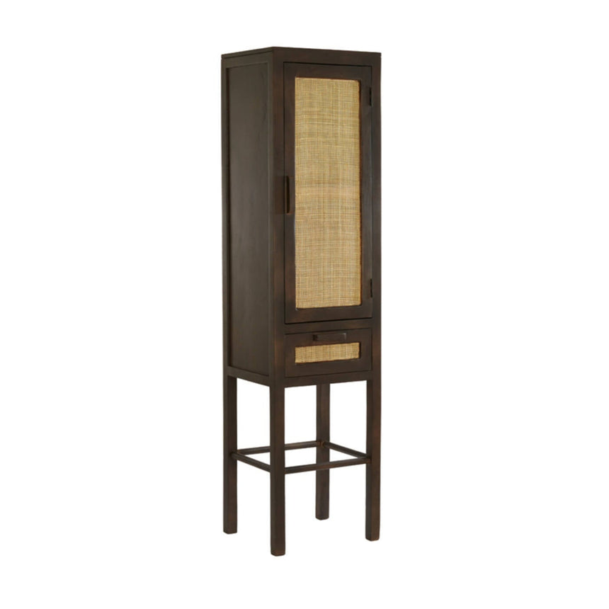 Yellow wooden dining table