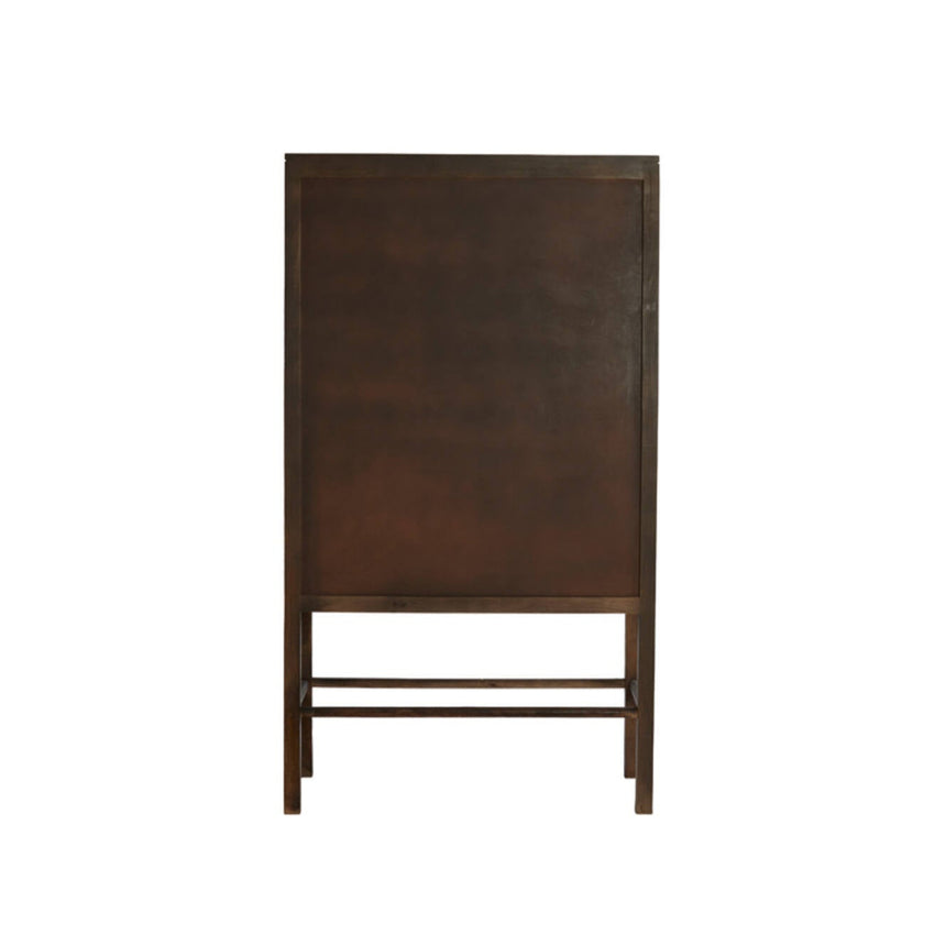 Yellow wooden dining table