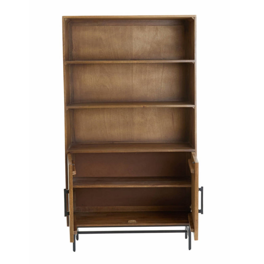 Yellow wooden dining table