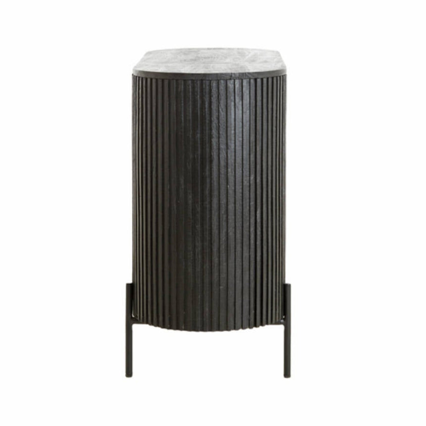 Yellow wooden dining table