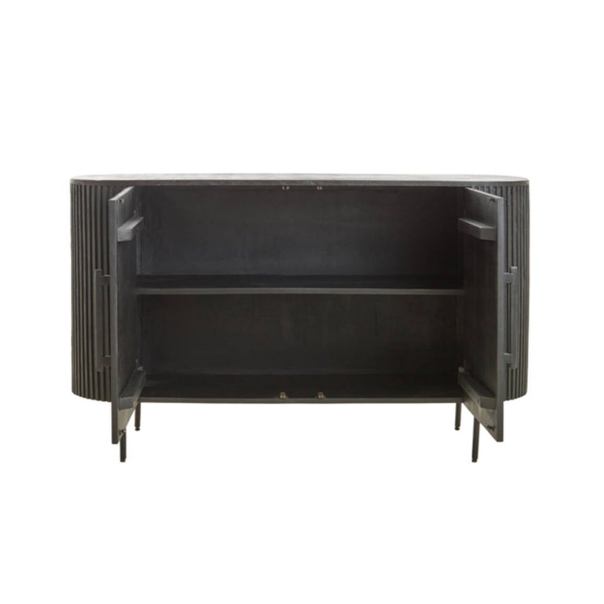 Yellow wooden dining table