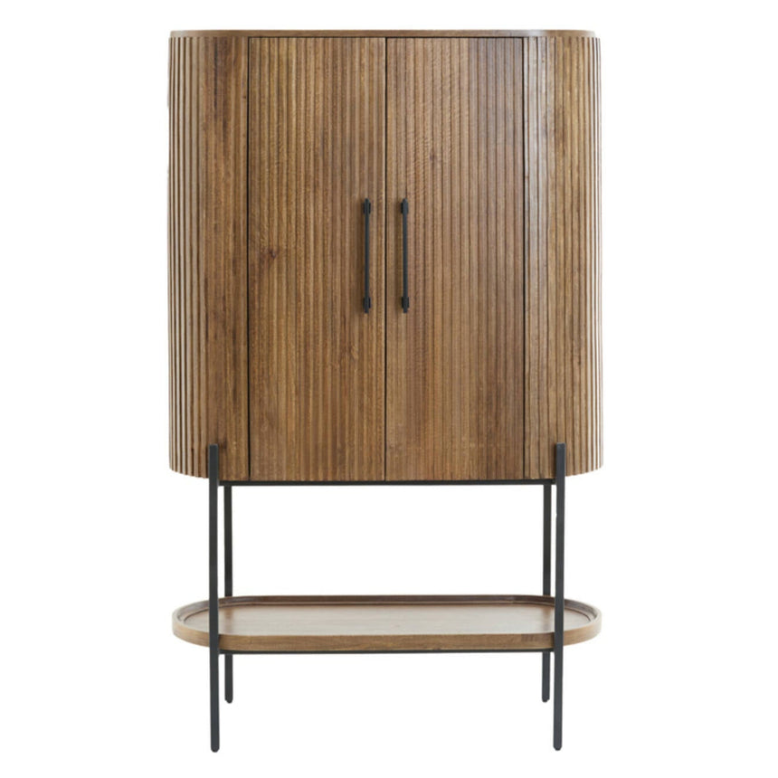 Yellow wooden dining table