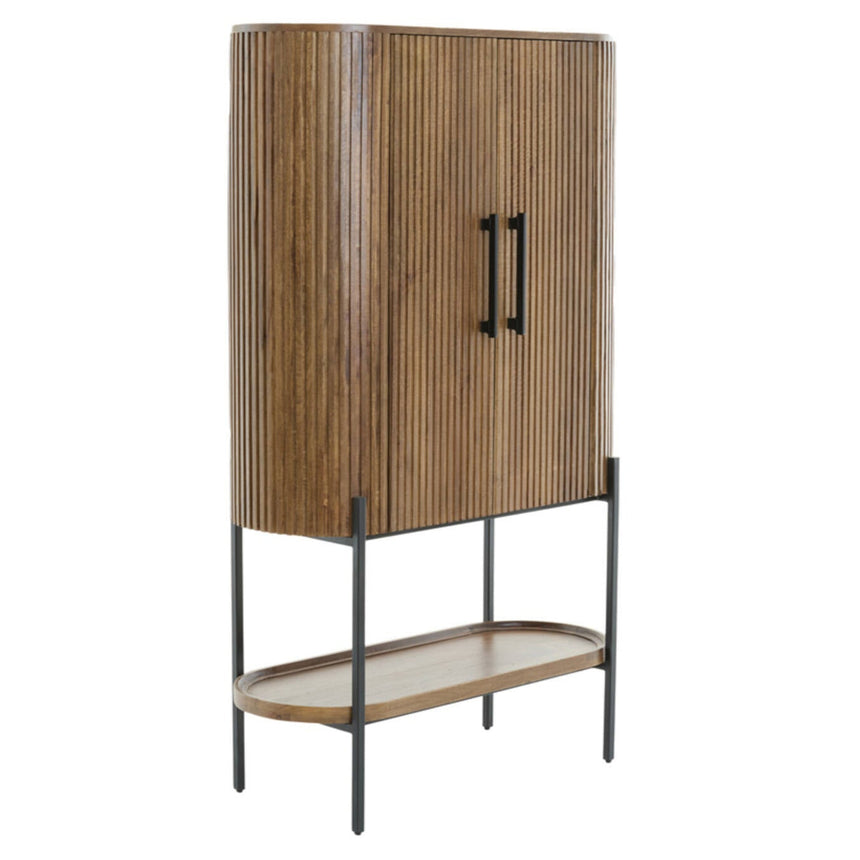 Yellow wooden dining table