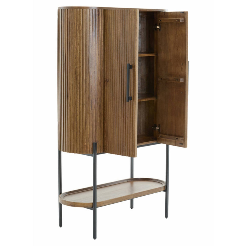 Yellow wooden dining table