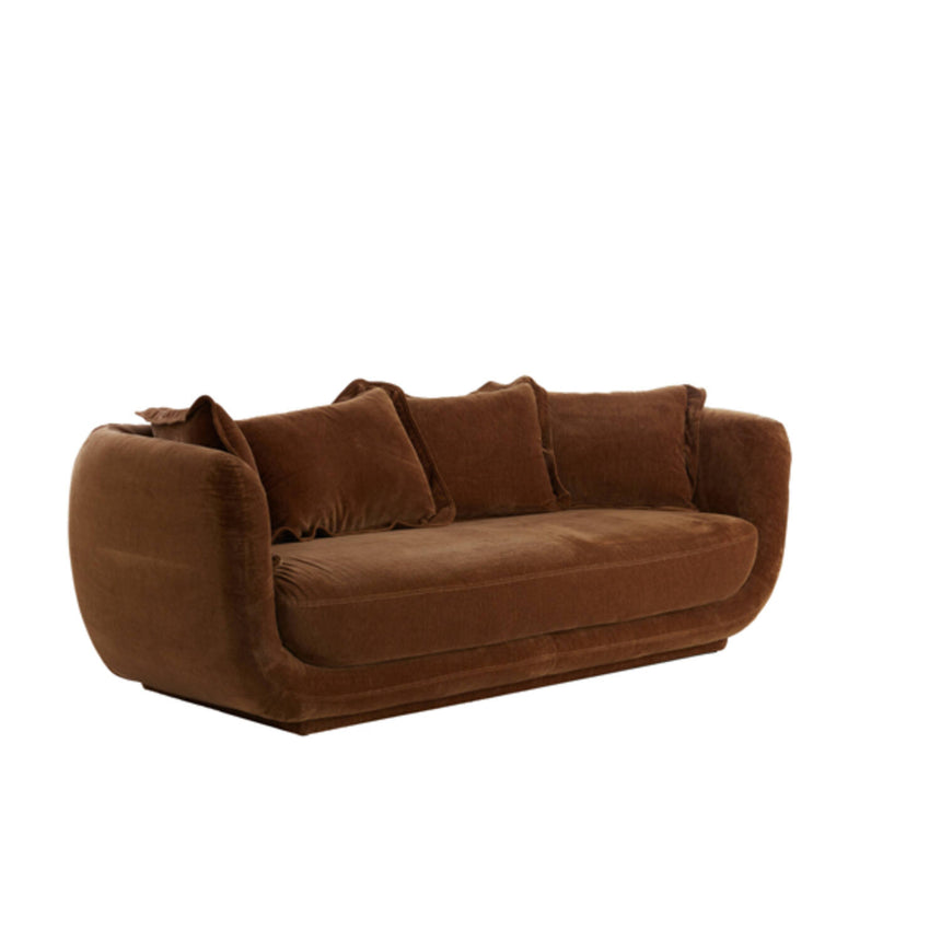 Braila 3 személyes bársony kanapé