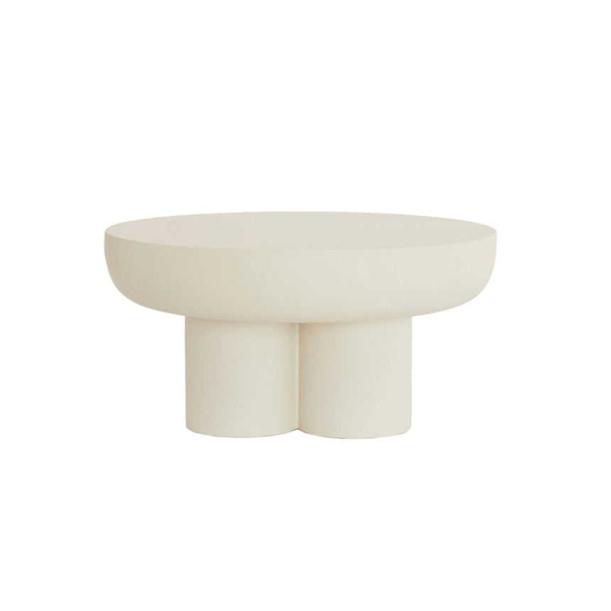 Yellow wooden dining table