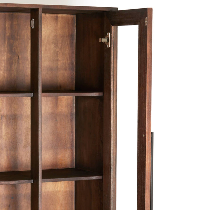 Yellow wooden dining table