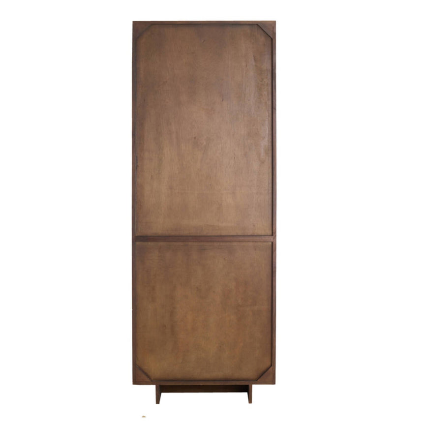 Yellow wooden dining table