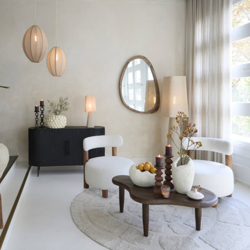 Kulona wooden dining table Ø140