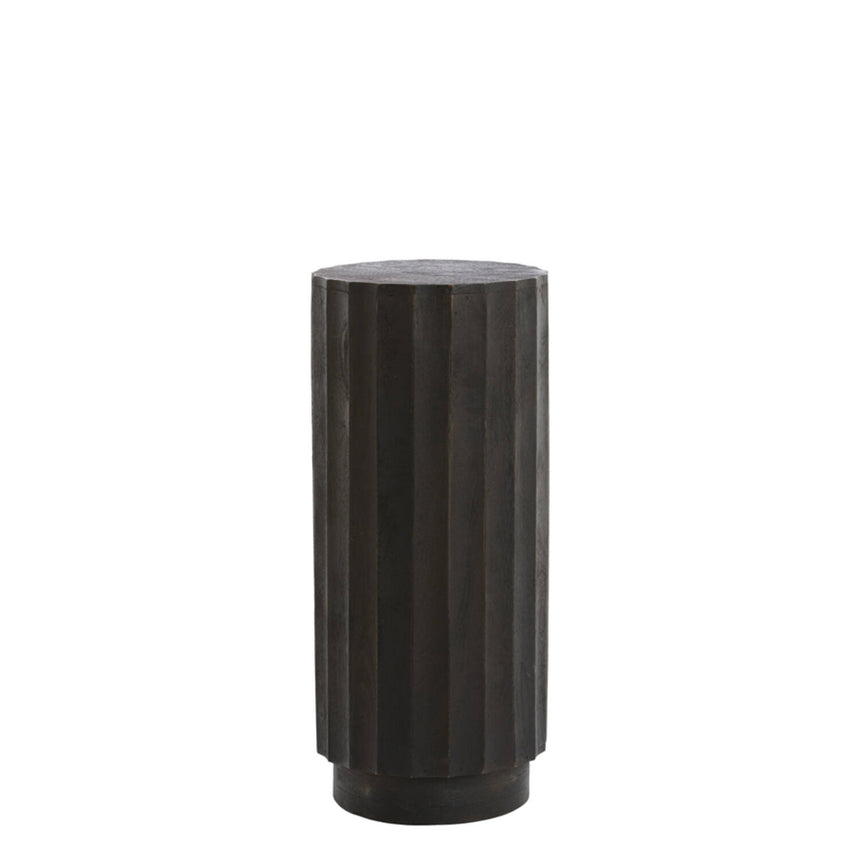 Ellena lerakóasztal / oszlop – Matt sötét vörösesbarna