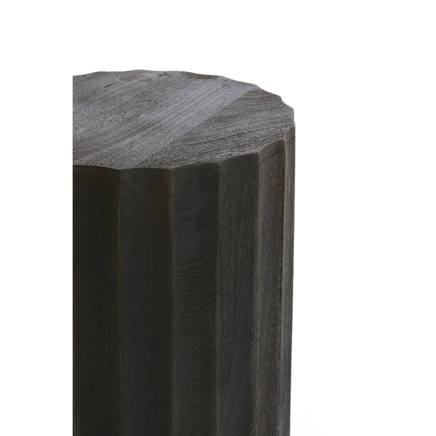 Ellena lerakóasztal / oszlop – Matt sötét vörösesbarna