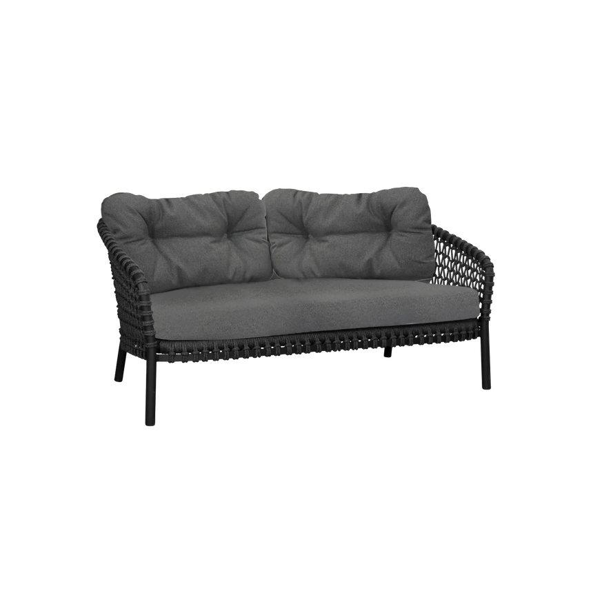 Ocean 2 személyes szövet kerti kanapé