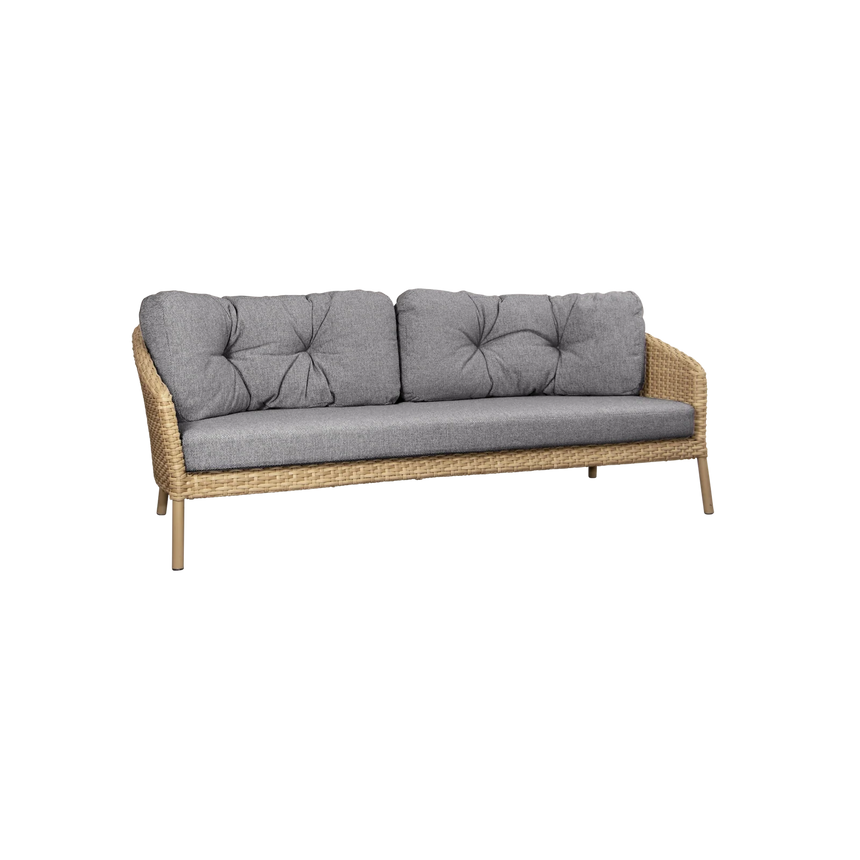 Ocean 3 személyes szövet kerti kanapé