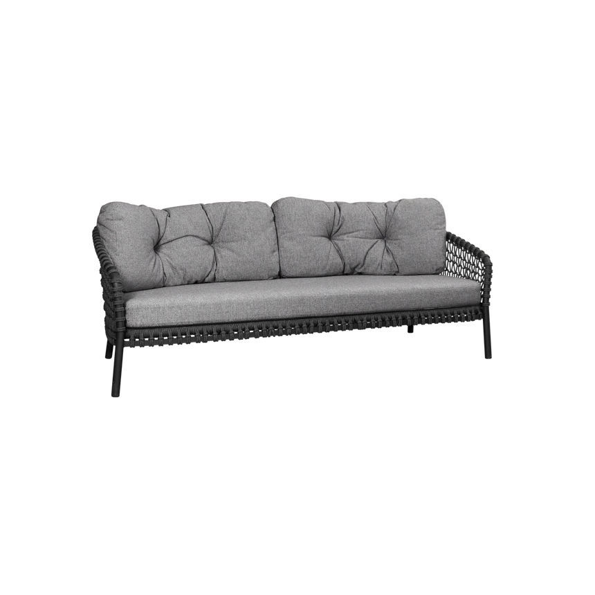 Ocean 3 személyes szövet kerti kanapé