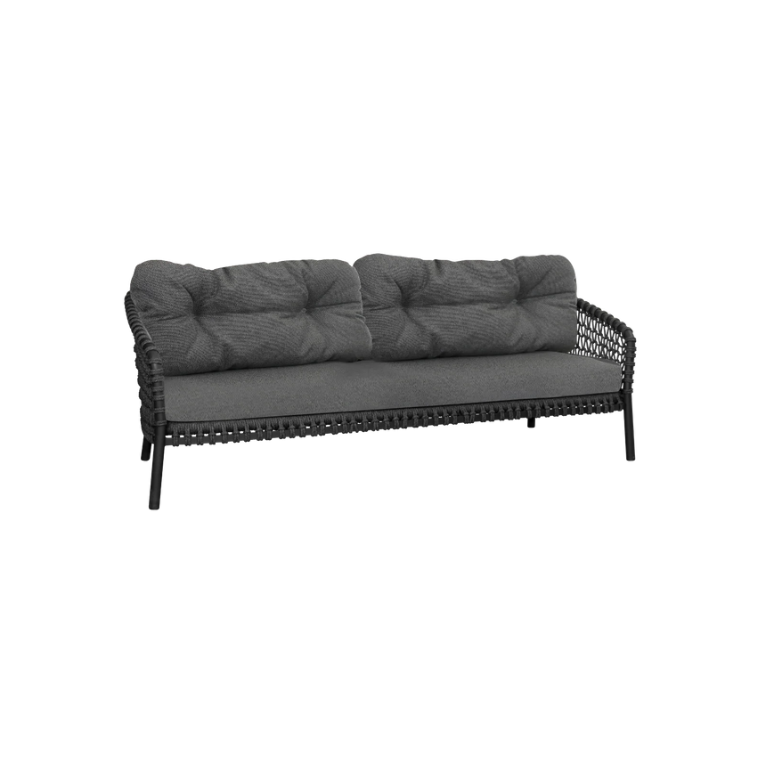 Ocean 3 személyes szövet kerti kanapé