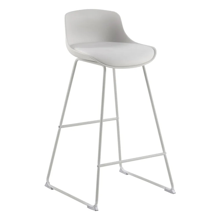 Tina textile leather bar stool