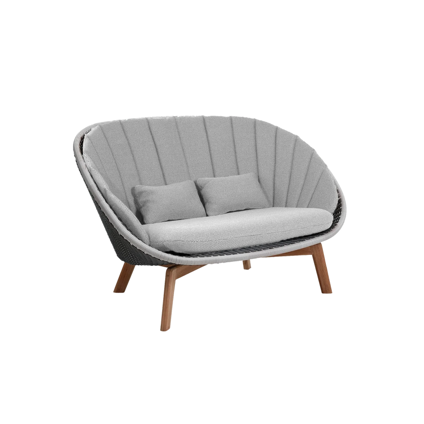 Peacock 2 személyes szövet kerti kanapé