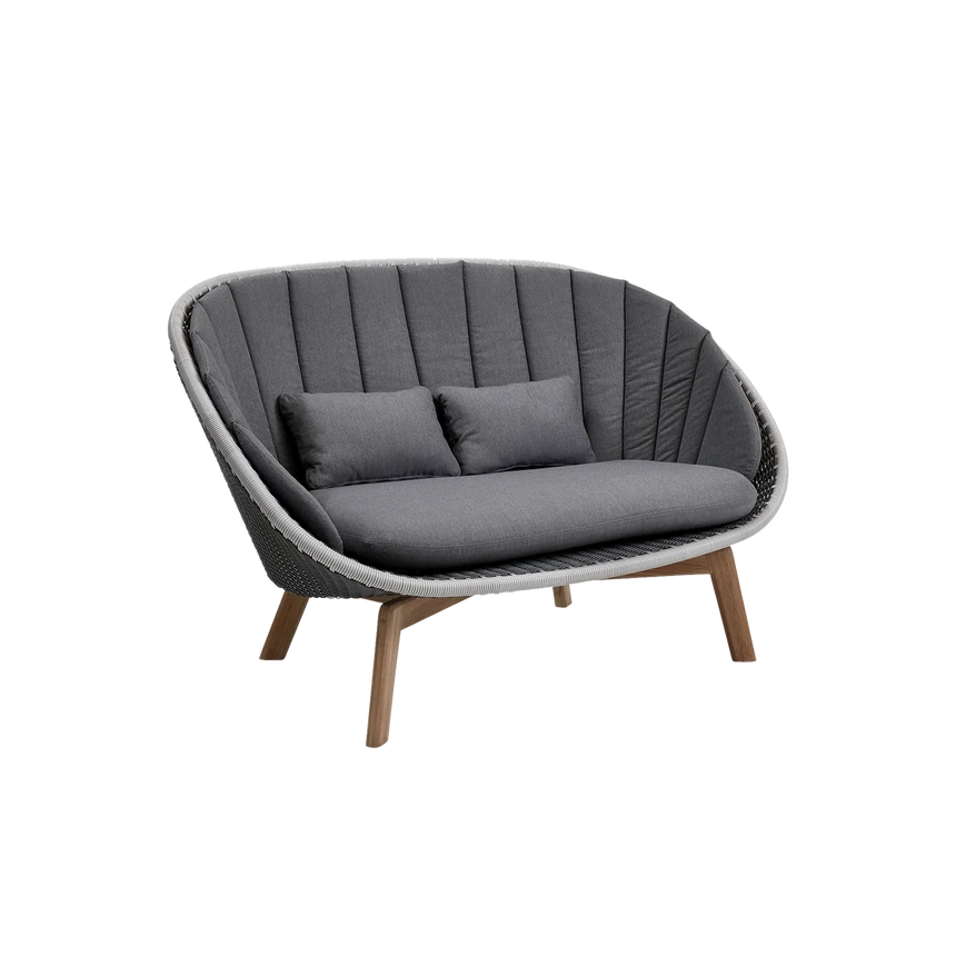 Peacock 2 személyes szövet kerti kanapé