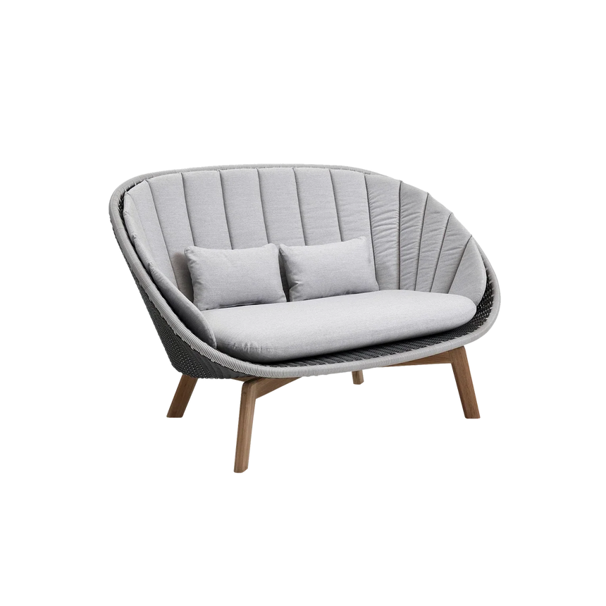 Peacock 2 személyes szövet kerti kanapé