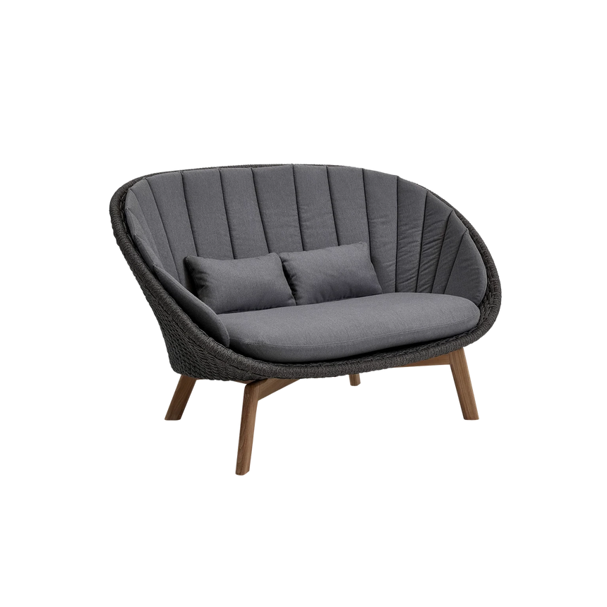 Peacock 2 személyes szövet kerti kanapé