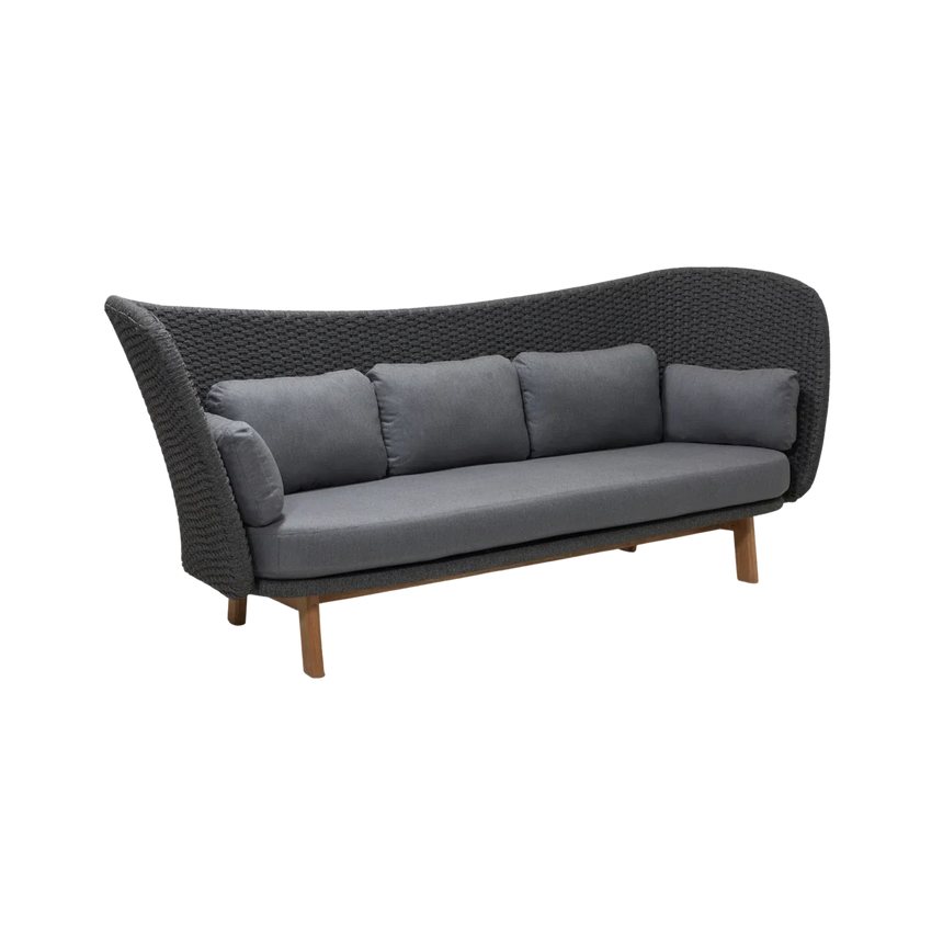 Peacock 3 személyes szövet kerti kanapé