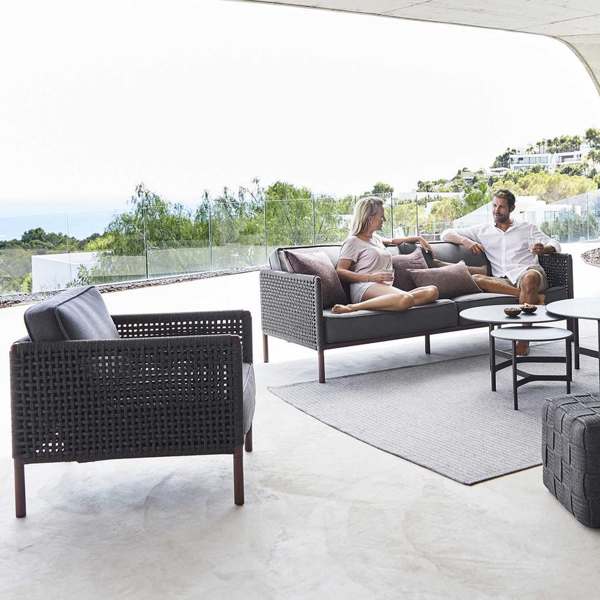 Encore 3 személyes szövet kerti kanapé