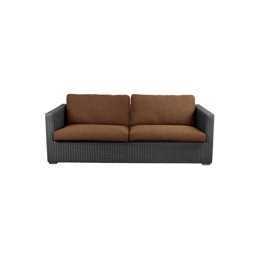 Chester 3 személyes szövet kerti kanapé