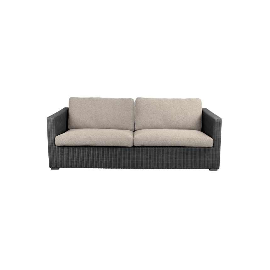 Chester 3 személyes szövet kerti kanapé