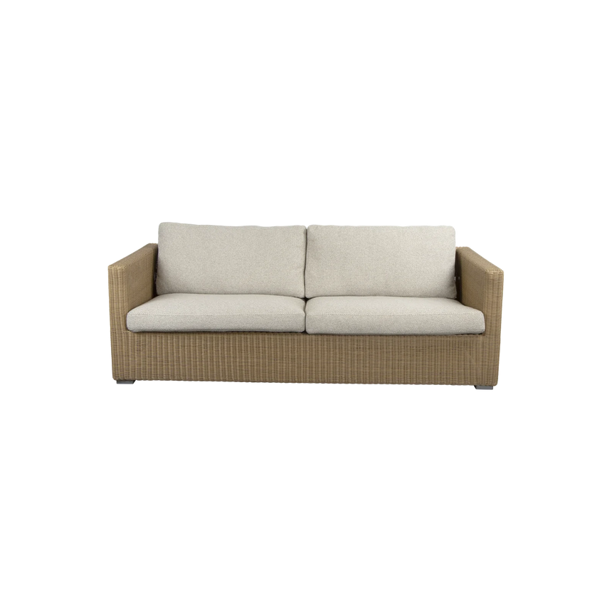 Chester 3 személyes szövet kerti kanapé