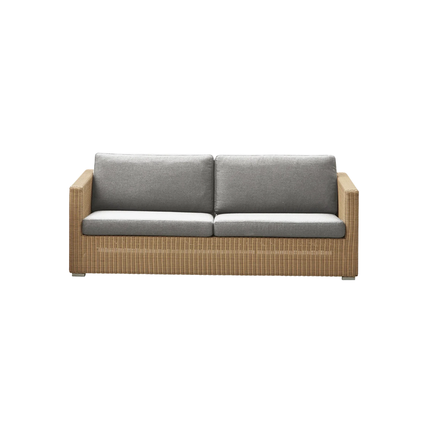 Chester 3 személyes szövet kerti kanapé