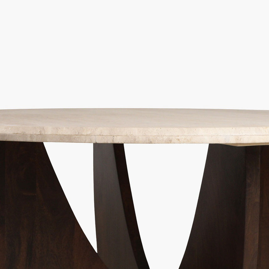 Travertine Limestone Dining Table