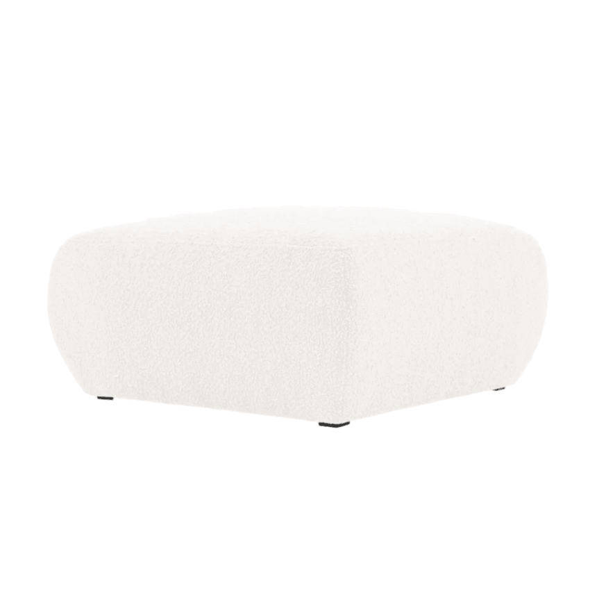 Molino bouclé pouf 75x75