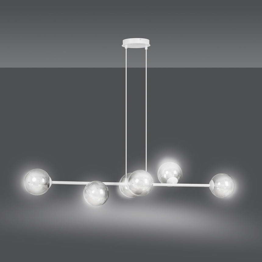 Rossi 6 WH fém függőlámpa