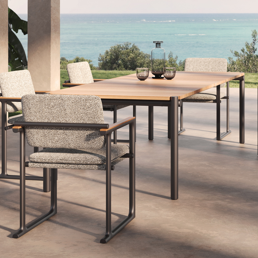 Tulum fa kerti étkezőasztal