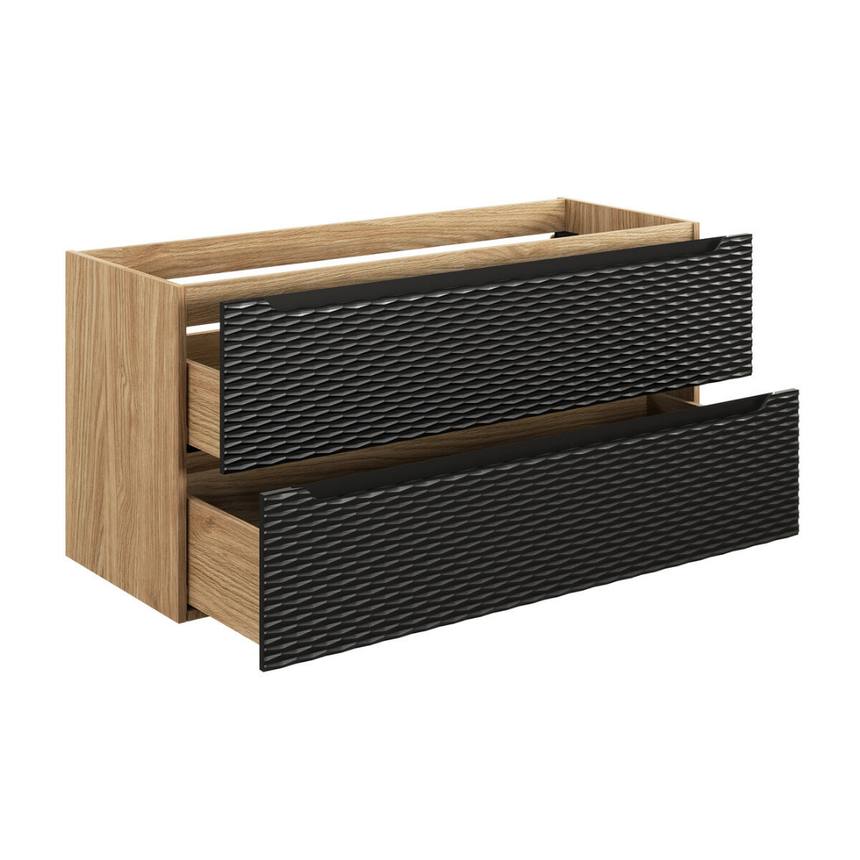 Baggy woven chenille pouf