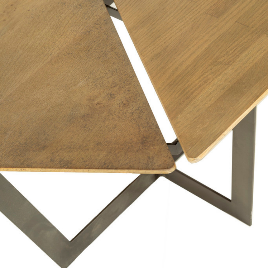 Noa wooden bedside table