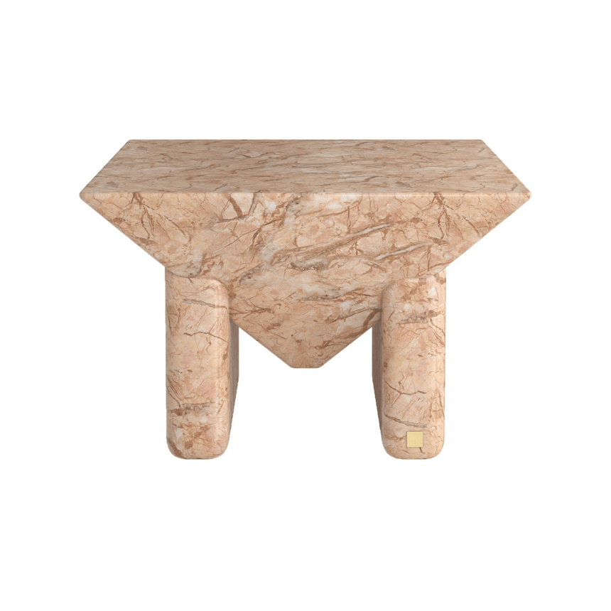 Prism marble-effect coffee table