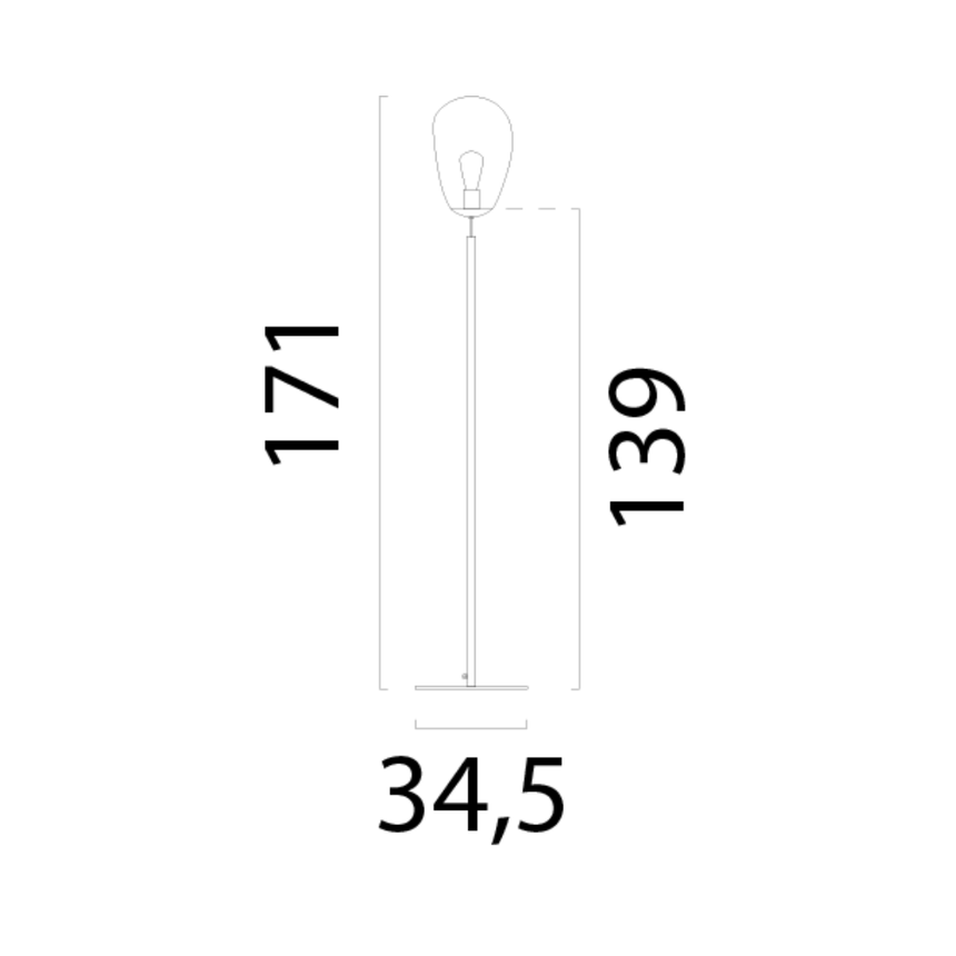 Lava 3-bulb dark gray glass pendant lamp